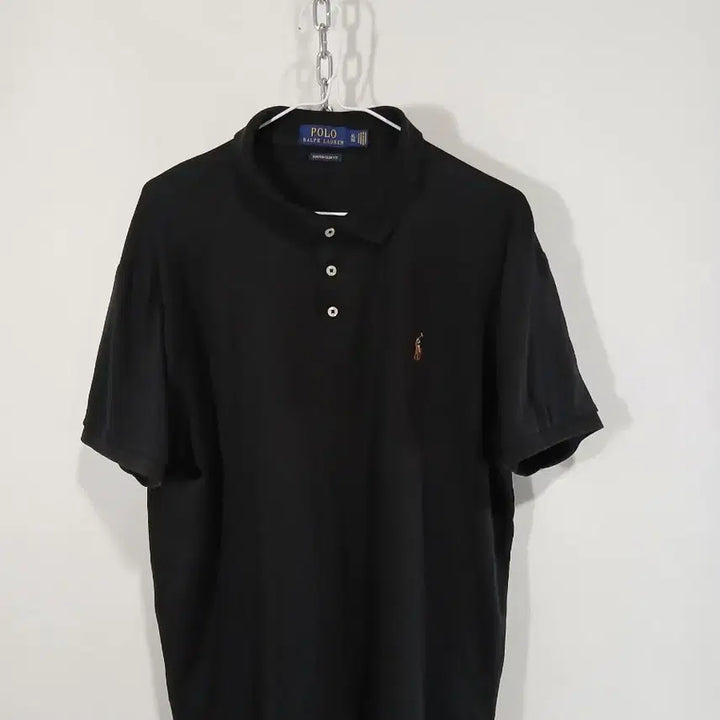 [BUNJANG] Polo Ralph Lauren Black Short Sleeve Polo Shirt / 폴로 랄프로렌 블랙 반팔 폴로티셔츠
