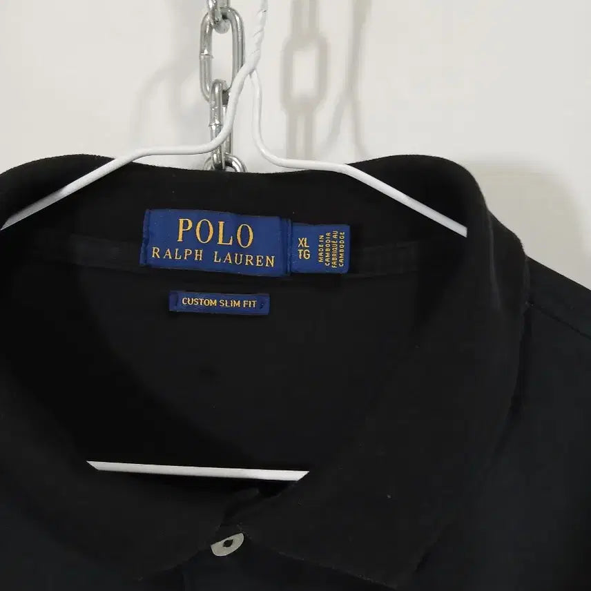 [BUNJANG] Polo Ralph Lauren Black Short Sleeve Polo Shirt / 폴로 랄프로렌 블랙 반팔 폴로티셔츠