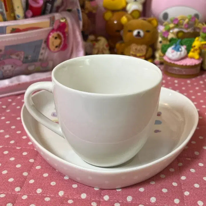 [BUNJANG] Vintage Usahana Mug Cup and Plate Set / 고전 우사하나 머그컵 접시 세트