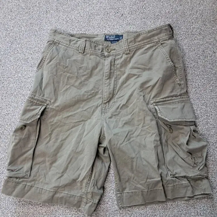 [BUNJANG] Polo Ralph Lauren Cargo Shorts Khaki / 폴로 랄프로렌 카고 반바지 카키