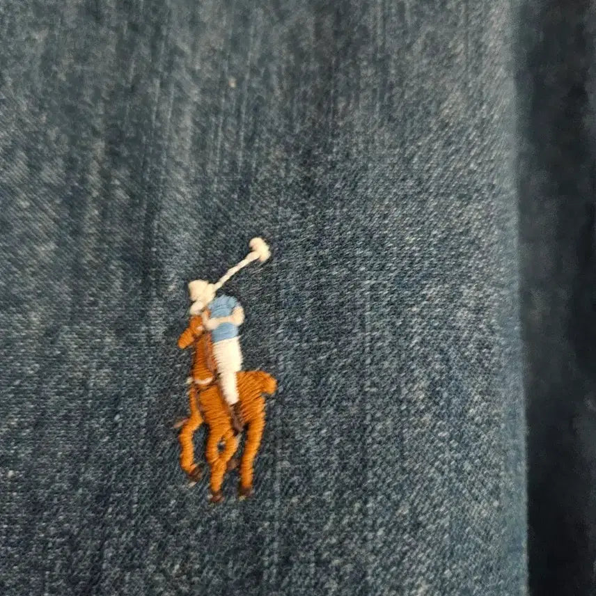 [BUNJANG] Polo Ralph Lauren Chambray Shirt Dark Wash M / 폴로 샴브레이 진청 셔츠 M