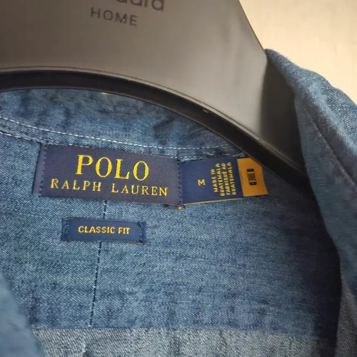 [BUNJANG] Polo Ralph Lauren Chambray Shirt Dark Wash M / 폴로 샴브레이 진청 셔츠 M