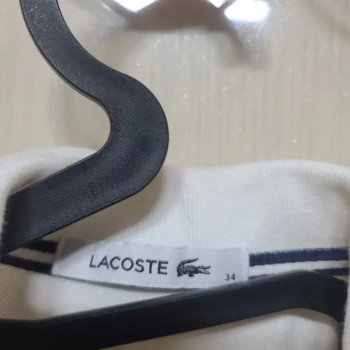 [BUNJANG] Lacoste White Pique Polo Dress / 라코스테 화이트 피케 카라 원피스/상태는최상입니다