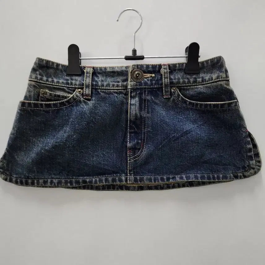 [BUNJANG] Y2K Style Denim Mini Skirt / 빈티지 Y2K 갸루 미니스커트 마이크로스커트