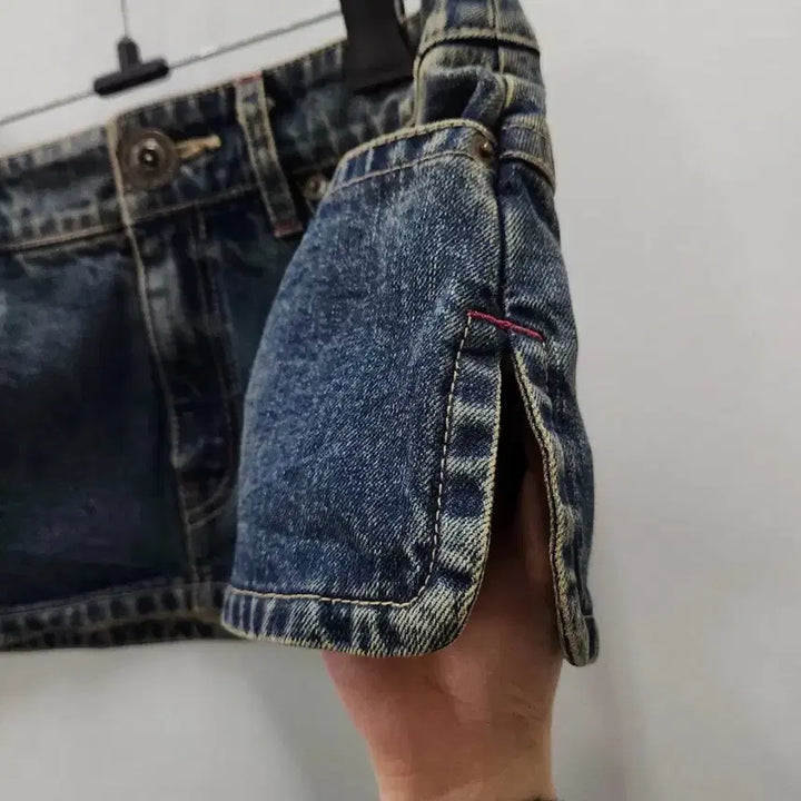 [BUNJANG] Y2K Style Denim Mini Skirt / 빈티지 Y2K 갸루 미니스커트 마이크로스커트
