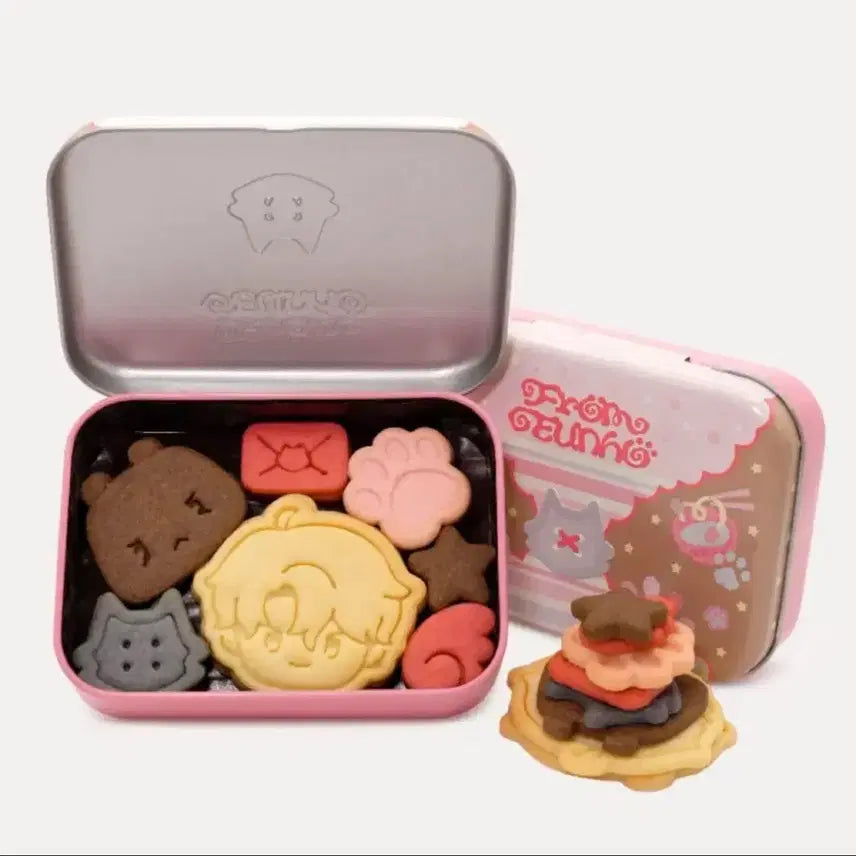 [BUNJANG] Pleiades Eunho Cookie Tin Case / 플레이브 십카페 은호 쿠키 틴케이스