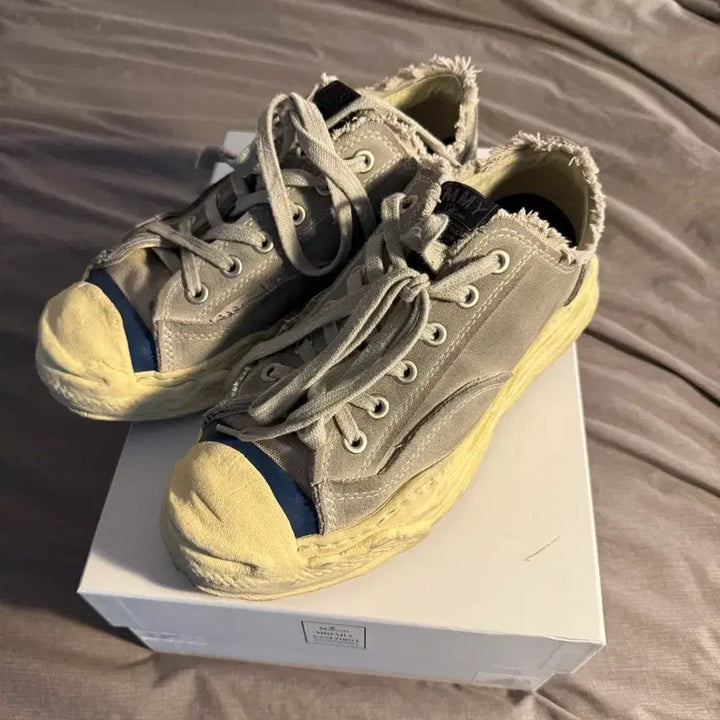 [BUNJANG] Mihara Yasuhiro x Bed J.W. Ford Hank OG Sole Grey Low Top Sneakers / 미하라 야스히로 x 베드 J.W 포드 행크 OG 솔 그레이 로우 275사