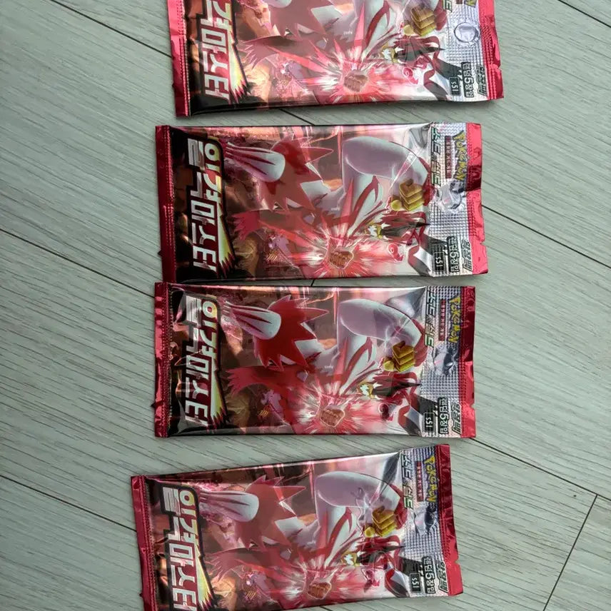 [BUNJANG] Pokemon Card Single Strike Master 4 Packs / 포켓몬카드 일격마스터 4팩