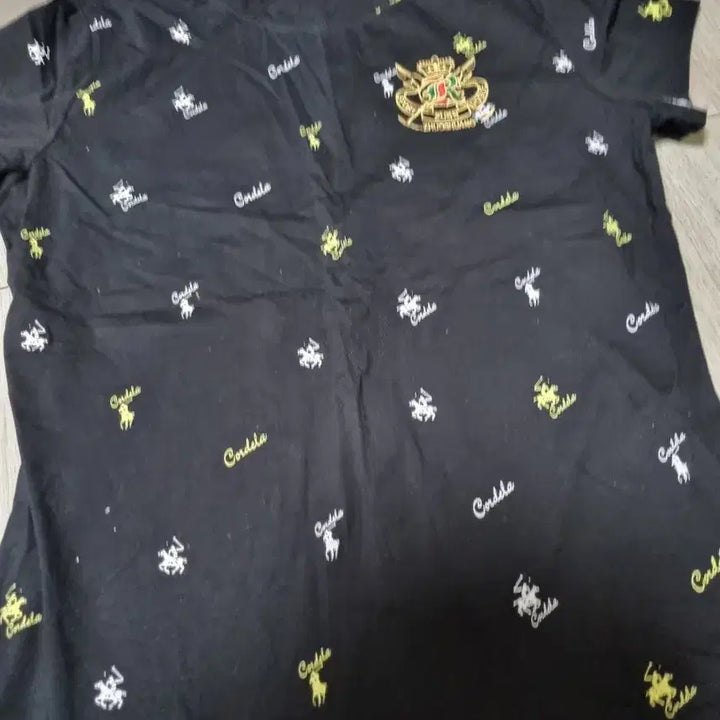 [BUNJANG] Cordla Black Short Sleeve T-Shirt / Cordla 블랙 반팔 티셔츠 패턴