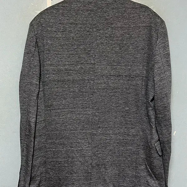 [BUNJANG] Beanpole Gray Linen Blend Jacket (Spring/Summer) - Size 100 / 빈폴 그레이 린넨 혼방 재킷 마 춘하 캐주얼 솔리드 투버튼 L 100