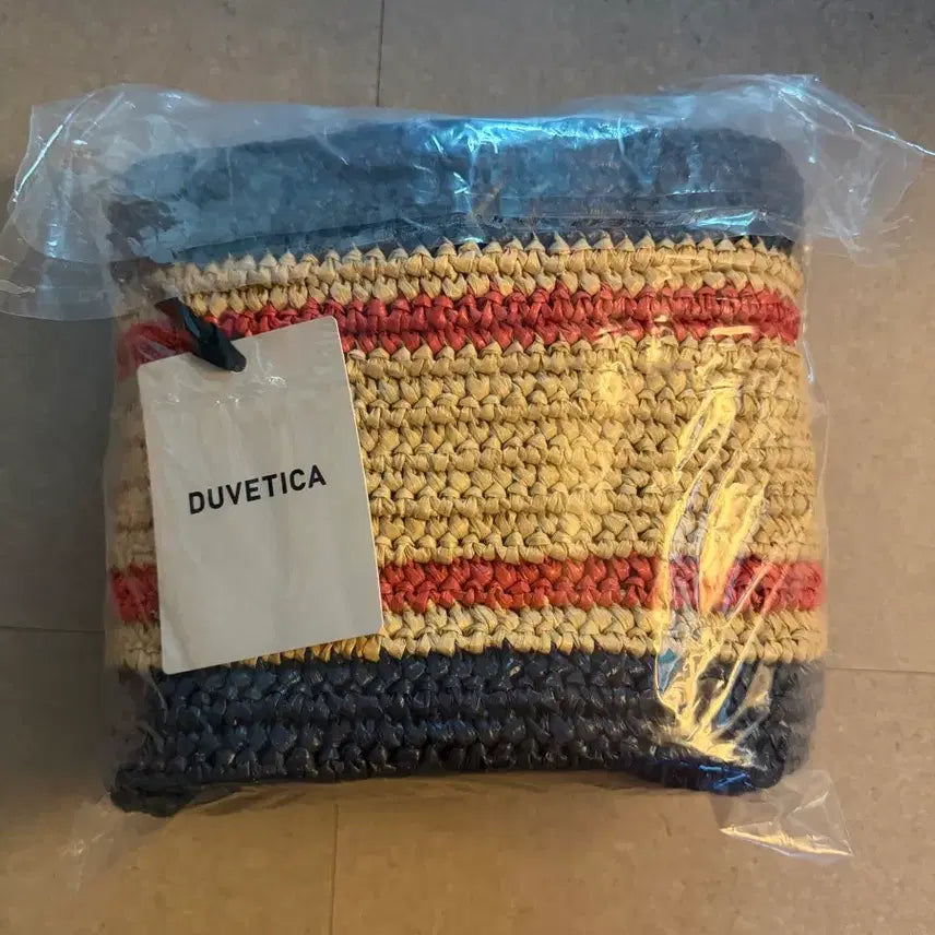 [BUNJANG] Duebeta Fateno Raffia Shoulder Bag Navy / 듀베티카 파테르노 라피아 숄더백 네이비