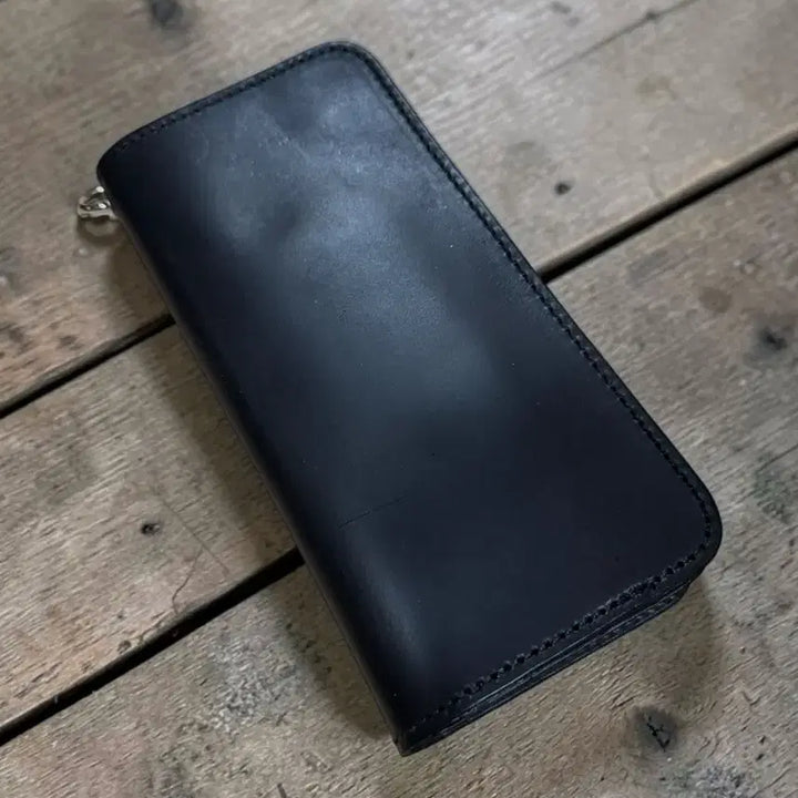 [BUNJANG] Vintage Stussy Leather Trucker Wallet / 올드 스투시(Stussy) 레더 트러커 월렛