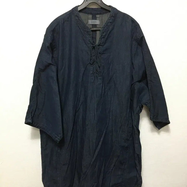 [BUNJANG] Studio Tomboy Loose Fit Short Sleeve Denim Dress / 스튜디오톰보이 루즈핏 반팔 데님 원피스