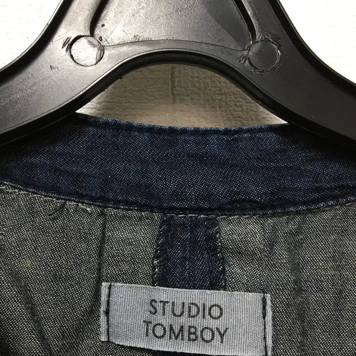[BUNJANG] Studio Tomboy Loose Fit Short Sleeve Denim Dress / 스튜디오톰보이 루즈핏 반팔 데님 원피스