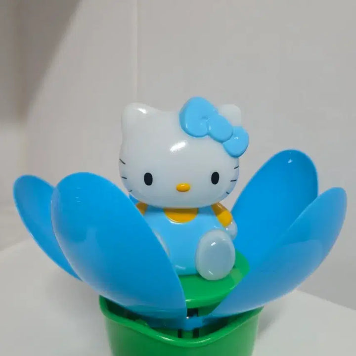 [BUNJANG] Sanrio Hello Kitty Flower Lamp Mood Light / 고전 산리오 키티 플라워 램프 조명 무드등 푸시 조명