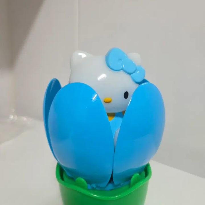 [BUNJANG] Sanrio Hello Kitty Flower Lamp Mood Light / 고전 산리오 키티 플라워 램프 조명 무드등 푸시 조명