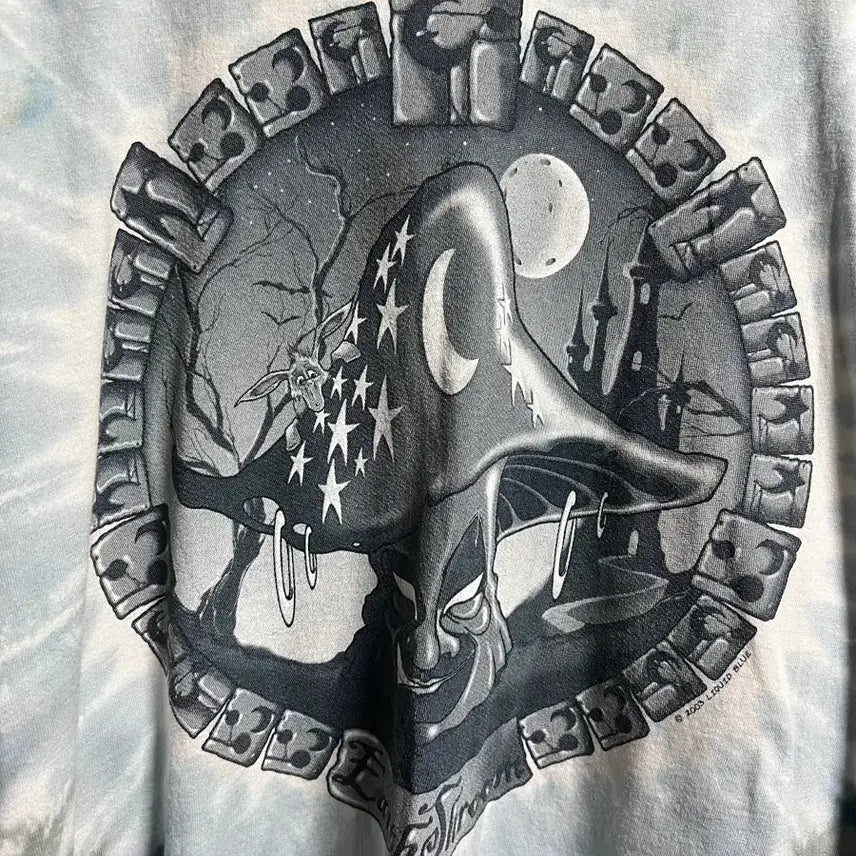[BUNJANG] Vintage 00s Liquid Blue Tie-Dye T-Shirt XL / 빈티지 00s Liquid Blue 타이다이 티셔츠