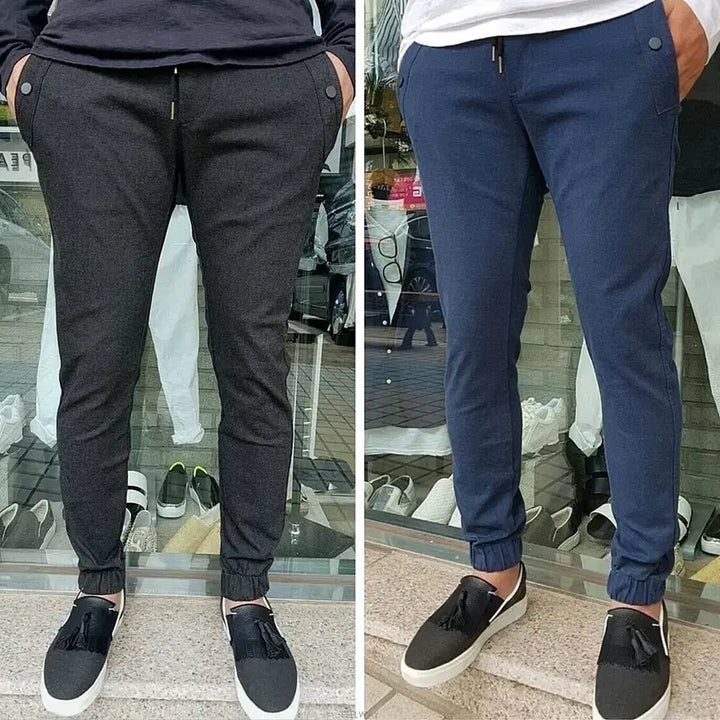 [BUNJANG] Indigo Span Denim Jogger Pants / 새상품 라바 인디고 스판 데님조거팬츠