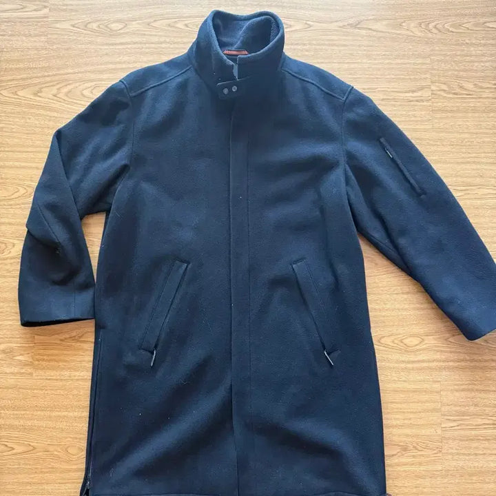 [BUNJANG] Panianni Wool Blend Black Coat / 독일 메이드 파니아니 울 혼방 블랙 코트