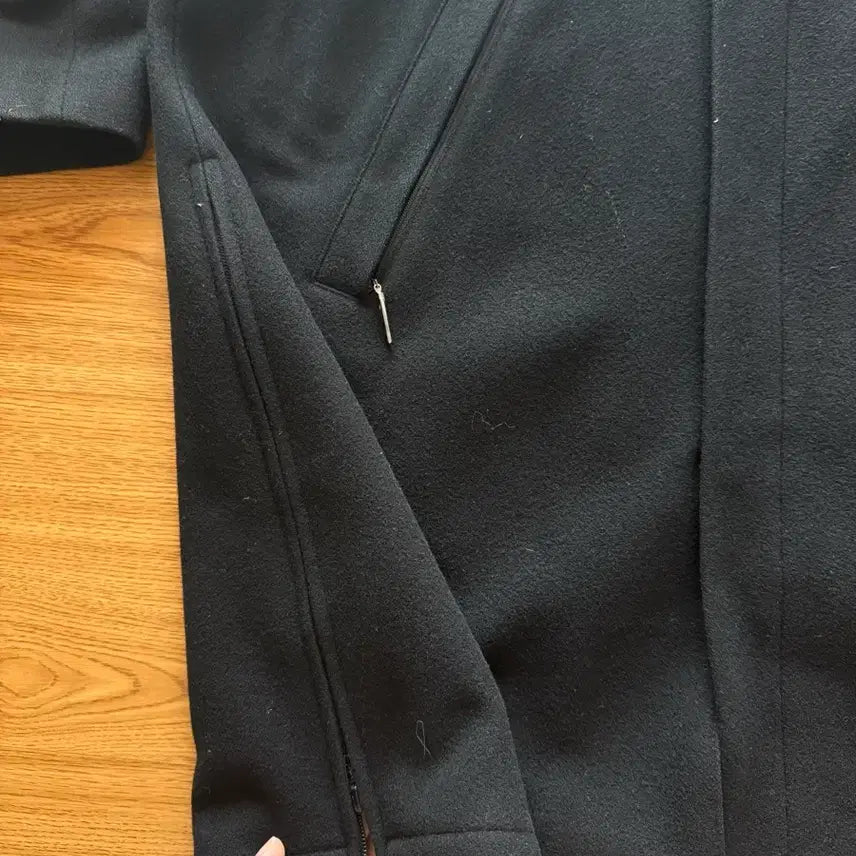 [BUNJANG] Panianni Wool Blend Black Coat / 독일 메이드 파니아니 울 혼방 블랙 코트