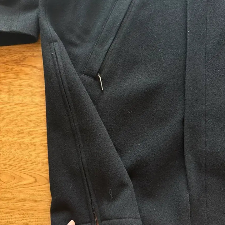 [BUNJANG] Panianni Wool Blend Black Coat / 독일 메이드 파니아니 울 혼방 블랙 코트