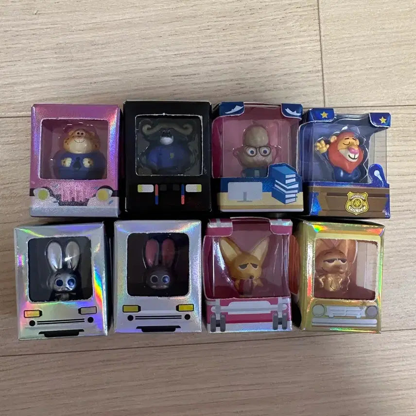 [BUNJANG] Zootopia Rice Ball Figures Set 1 (8 types) / 주토피아 쌀알피규어 1탄 8종 중복X