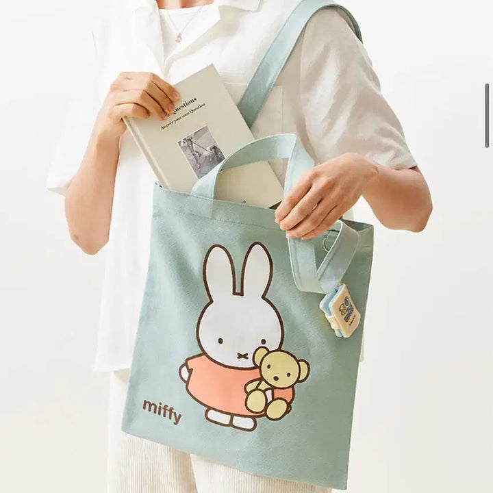 [BUNJANG] Miffy Eco Bag Mint / 예스24 yes24 굿즈 미피 에코백 민트