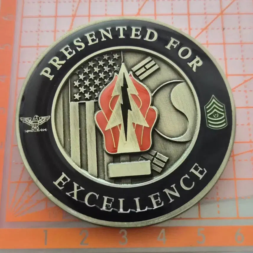 [BUNJANG] Foreign Military Unit Commemorative Coin - 1st Signal Brigade / 외국군기념 코인(부대 군대)