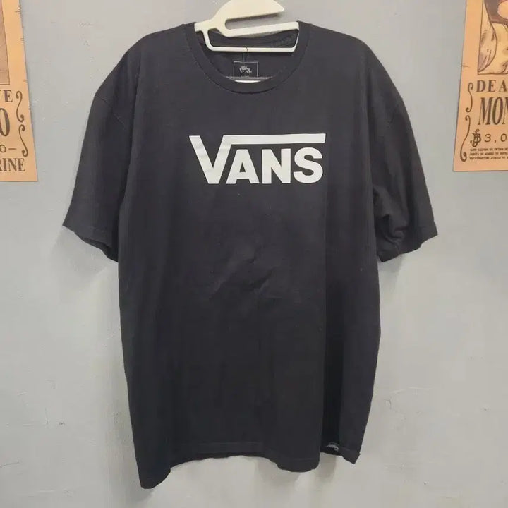 [BUNJANG] Vans Black Logo T-Shirt / Vans 반스 블랙 로고 반팔 티셔츠