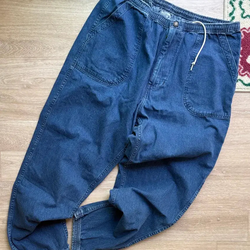 [BUNJANG] OrSlow Cotton Denim Pants Jogger Style / [L] orslow 코튼 데님 팬츠