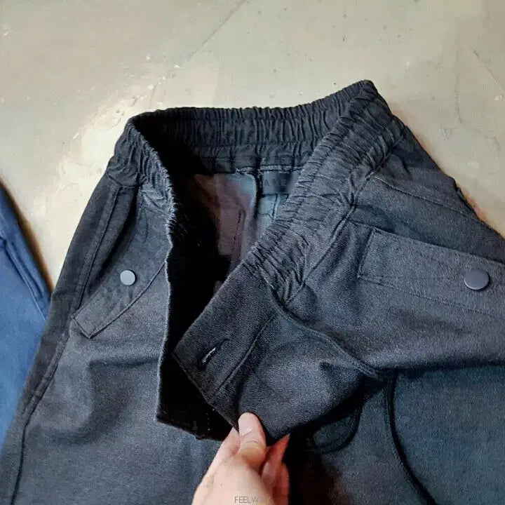 [BUNJANG] Lava Indigo Washing Stretch Denim Jogger Pants / 새상품 라바 인디고 워싱스판 데님조거팬츠