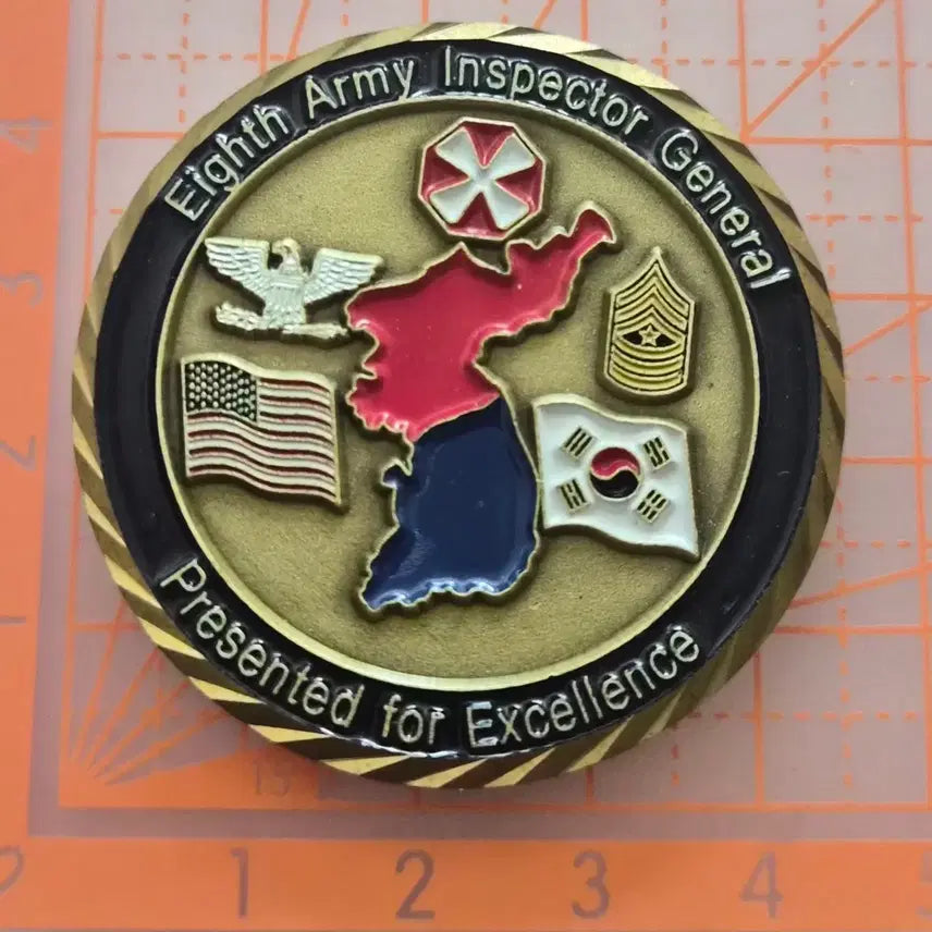 [BUNJANG] US Army 8th Army Inspector General Commemorative Coin / 미8군 기념 코인(부대 군대)