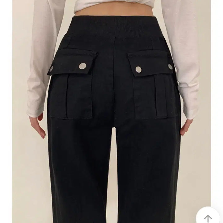[BUNJANG] Aibely Bootcut Pants - Black, Comfortable Fit, Stretch Fabric / 애이블리 부츠컷 팬츠 허리 밴딩 블랙 핏보장 말라핏 스판