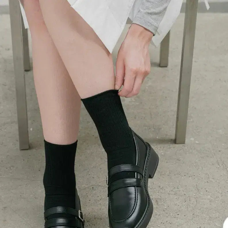 [BUNJANG] Mary Jane Loafers - Buckle Detail, Adjustable Fit / 메리제인 로퍼 새상품 정가4.6