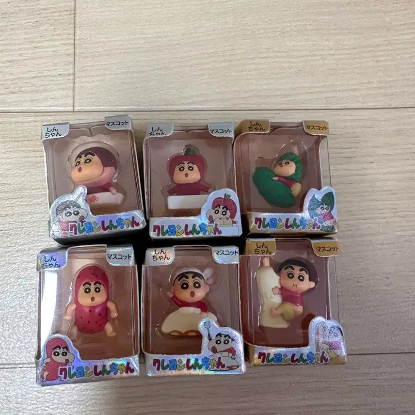 [BUNJANG] Crayon Shin-chan Rice Grain Figure Fruit Series / 짱구 쌀알피규어 과일시리즈 6종 중복X