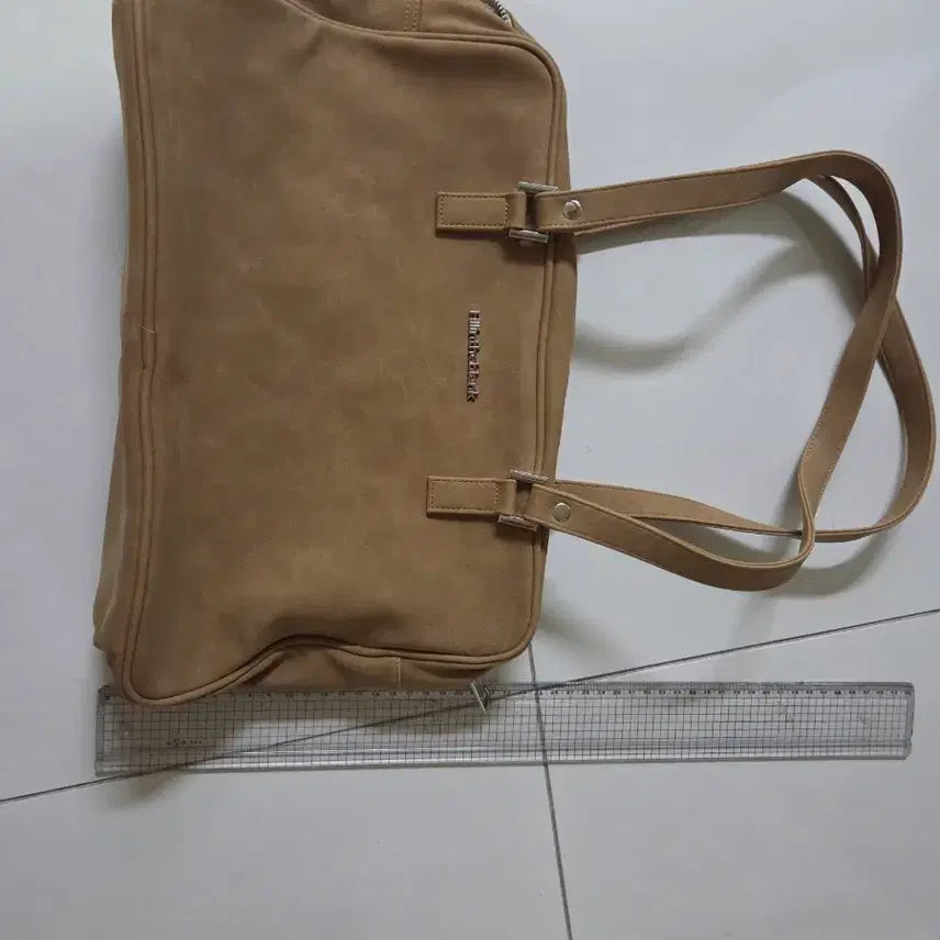 [BUNJANG] Filluminate Blank Brown Suede Shoulder Bag / 필인더블랭크 브라운 스웨이드 숄더백