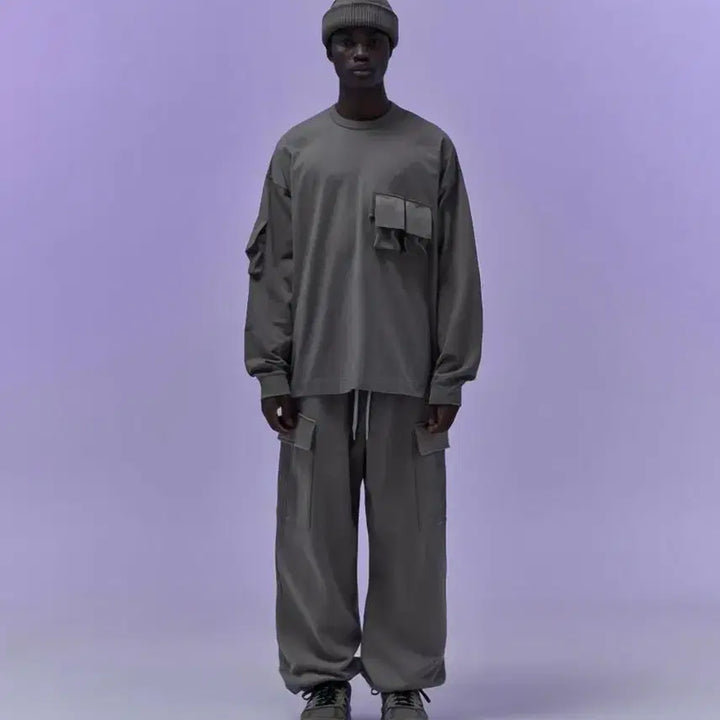 [BUNJANG] Moif Magazine Pocket T Olive Grey / 모이프 매거진 포켓 티[2] 올리브그레이
