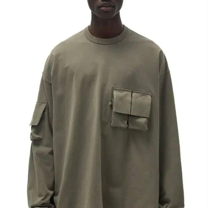 [BUNJANG] Moif Magazine Pocket T Olive Grey / 모이프 매거진 포켓 티[2] 올리브그레이