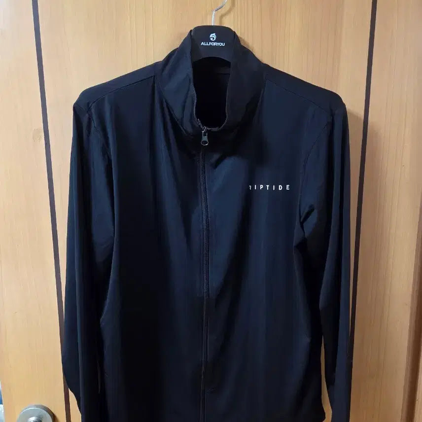 [BUNJANG] RIPTIDE Black Zip-Up Jersey / RIPTIDE 블랙 집업 저지