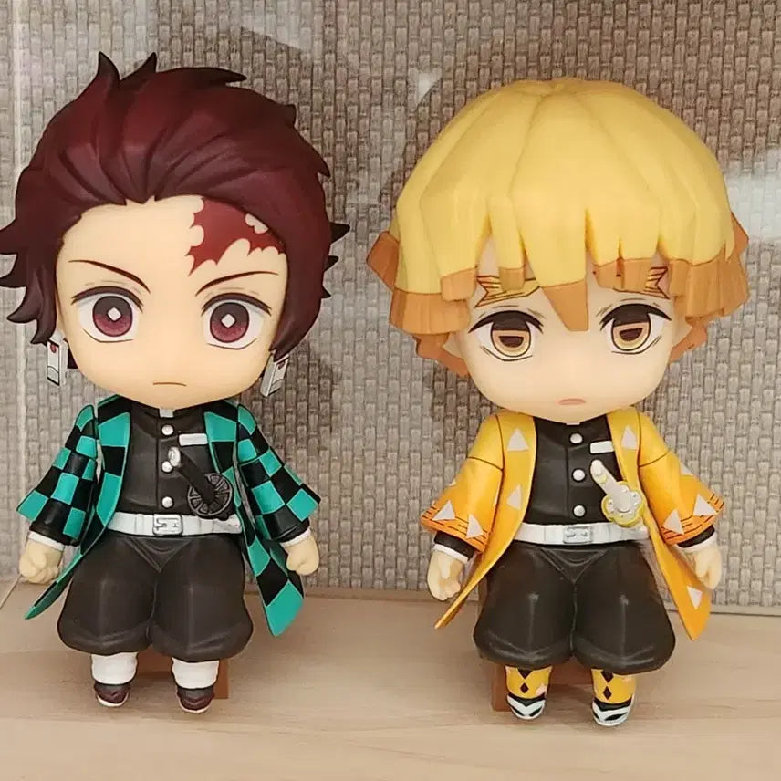 [BUNJANG] Tanjiro &amp; Zenitsu Nendoroid Swacchao Bundle Set / [일괄] 탄지로+젠이츠 / 넨도로이드 스왓챠오