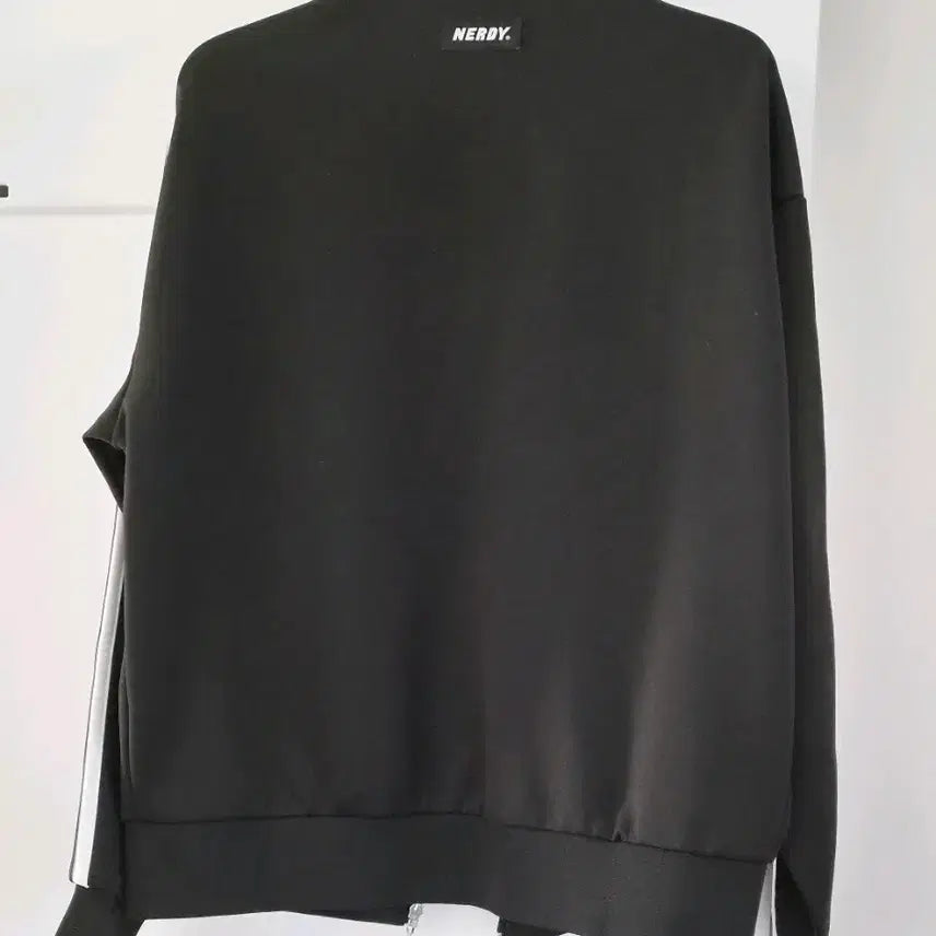 [BUNJANG] NERDY Black Track Top Jersey Jacket / 널디 NERDY 블랙 트랙탑 져지 자켓