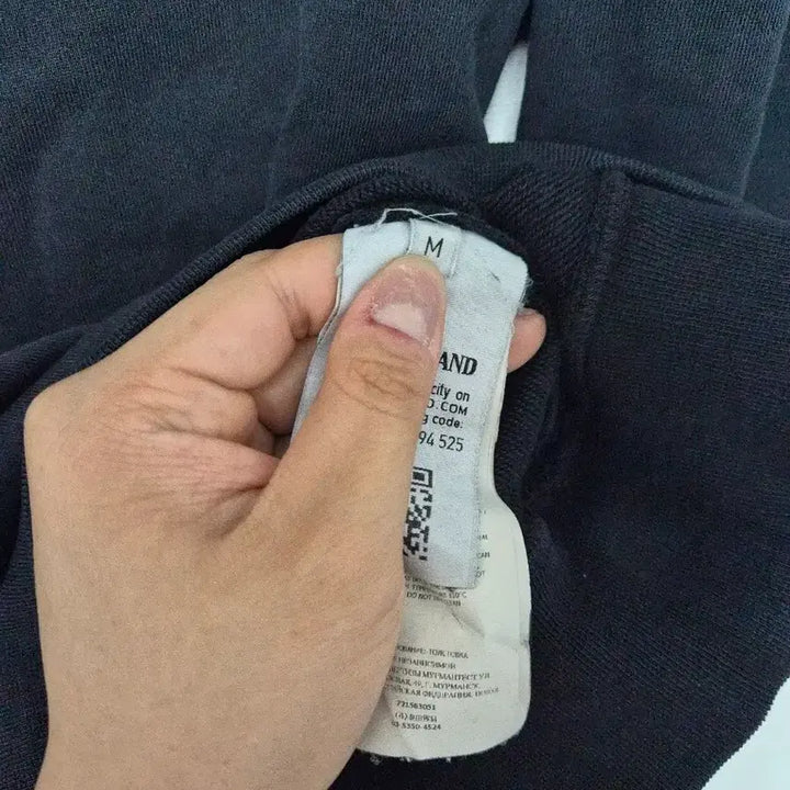 [SOLD OUT] 스톤아일랜드 블랙 맨투맨