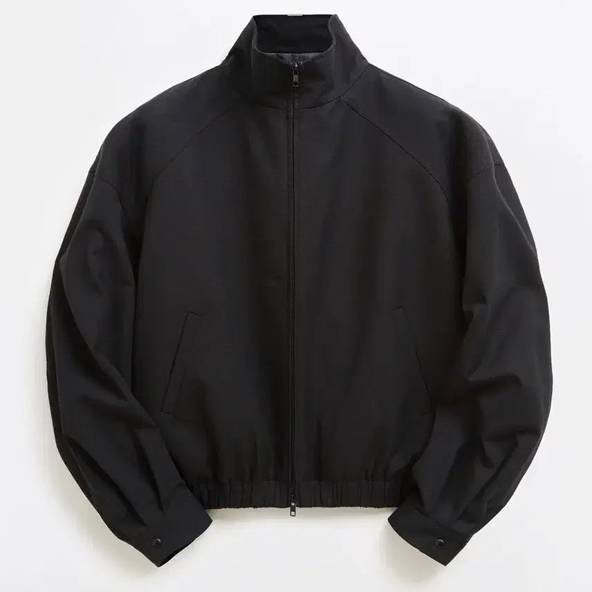 [BUNJANG] ELMUD Dump Wool Cotton Lip Blouson Jumper / 엘무드 덤프 울 코튼 립 블루종 점퍼