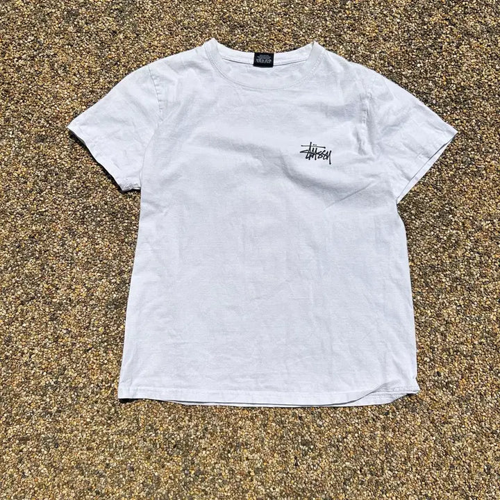[BUNJANG] Stussy White Short Sleeve T-Shirt / 스투시(stussy) 화이트 반팔티