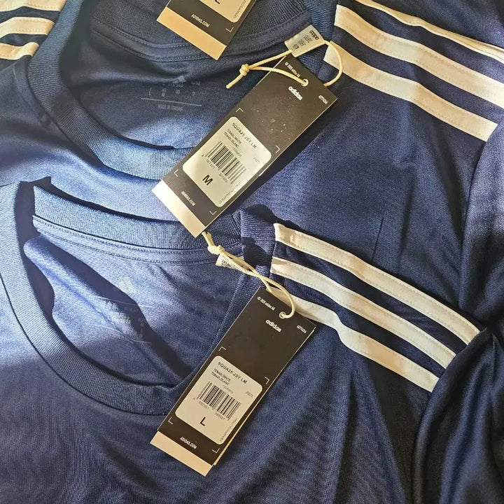 [BUNJANG] Adidas Navy Track Jacket with White Stripes (Medium) / 아디다스 저지 .상의 미듐