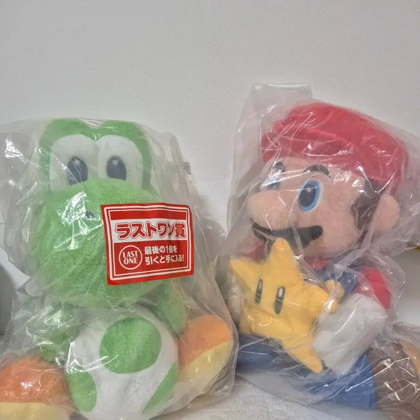 [BUNJANG] Ichiban Kuji Mario &amp; Yoshi Doll Bundle Set (Sealed) / 제일복권 마리오 &amp; 요시 인형 일괄