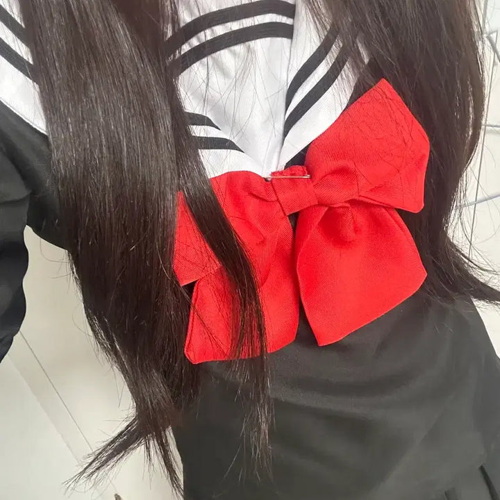 [BUNJANG] Magical Girl Site Sailor Uniform Cosplay S / 마법소녀 사이트 세라복 교복 블랙 검정 코스프레 졸사 컨셉 S