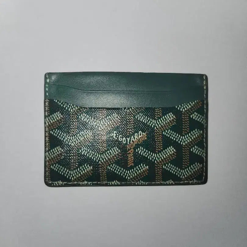 [BUNJANG] Goyard Saint Pierre Card Wallet - Special Color Green / 고야드 스페셜컬러 그린 생쉴피스 카드지갑