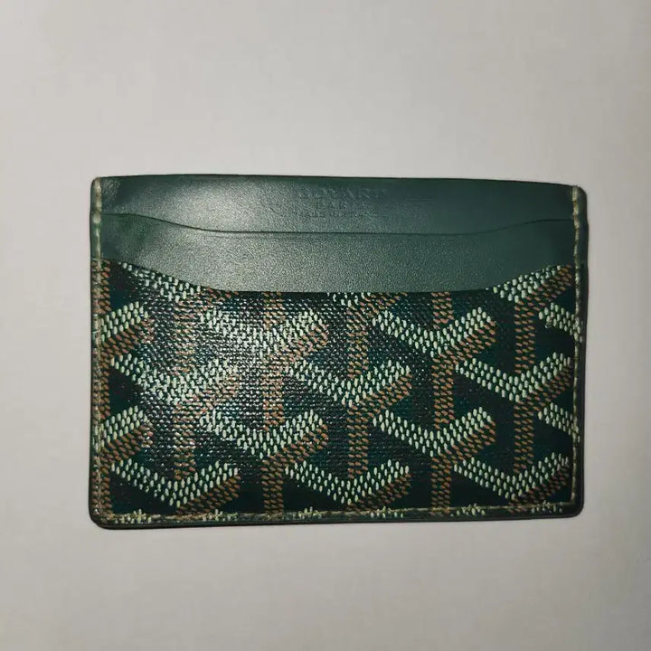 [BUNJANG] Goyard Saint Pierre Card Wallet - Special Color Green / 고야드 스페셜컬러 그린 생쉴피스 카드지갑