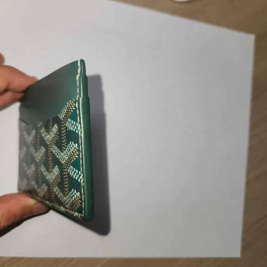 [BUNJANG] Goyard Saint Pierre Card Wallet - Special Color Green / 고야드 스페셜컬러 그린 생쉴피스 카드지갑